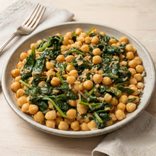 Garbanzos andaluces con espinacas