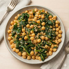 Garbanzos andaluces con espinacas