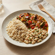 Samfaina completa con frijoles blancos