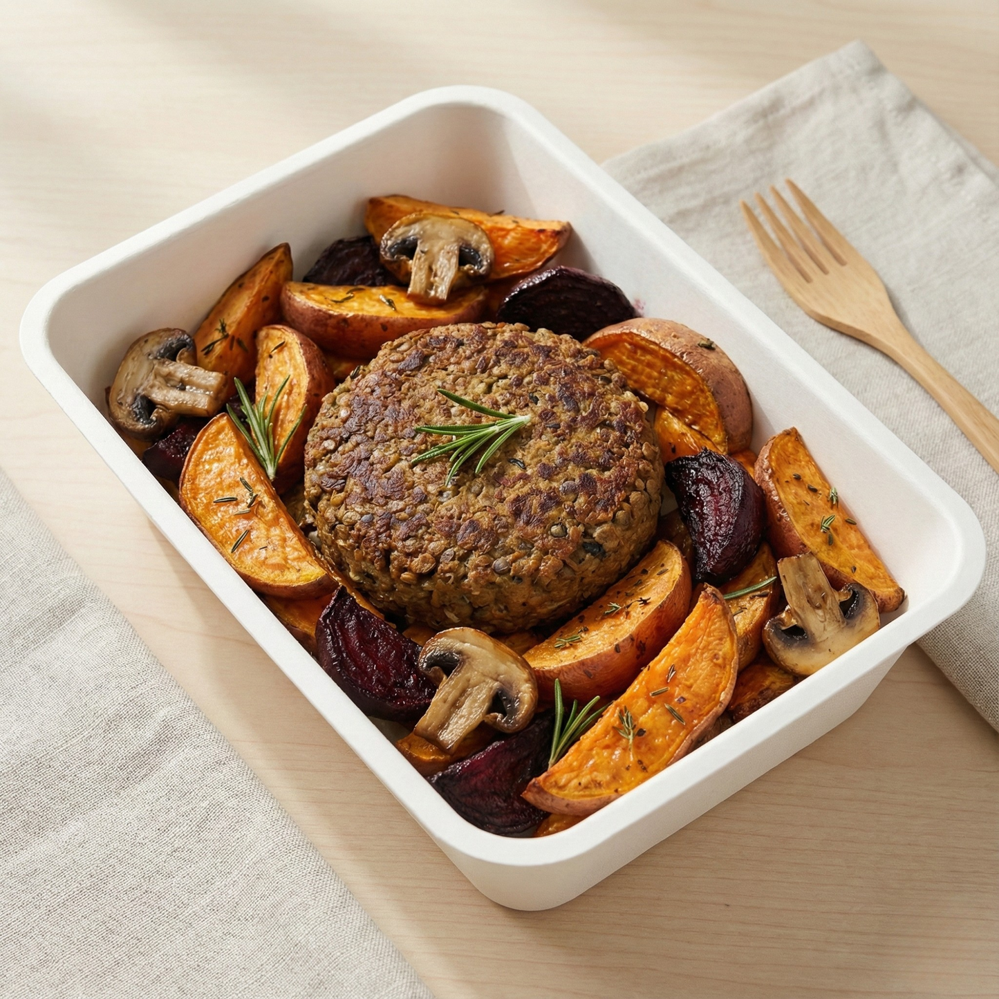 Lentil Veggie Burger