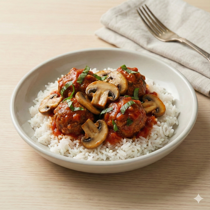 Meatballs in tomato sauce