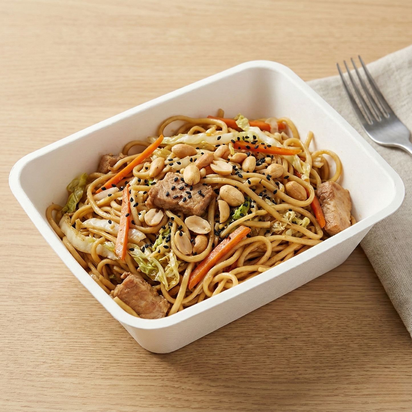 Sichuan-style pork dan dan noodles