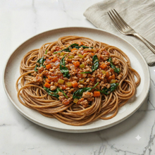 Turkey bolognese spaghetti